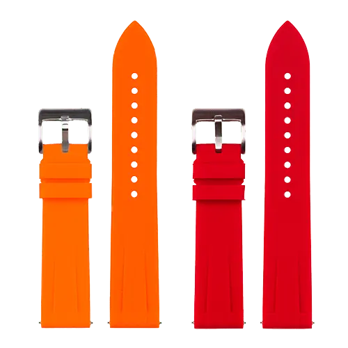 JUST IN CASE Zamenske narukvice 2u1 za pametne satove 20mm Red-Orange