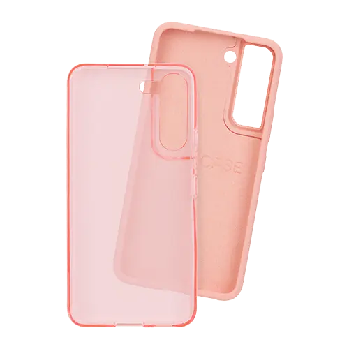 JUST IN CASE Zaštitne maske za telefon 2u1 za Galaxy S22 (Roze)