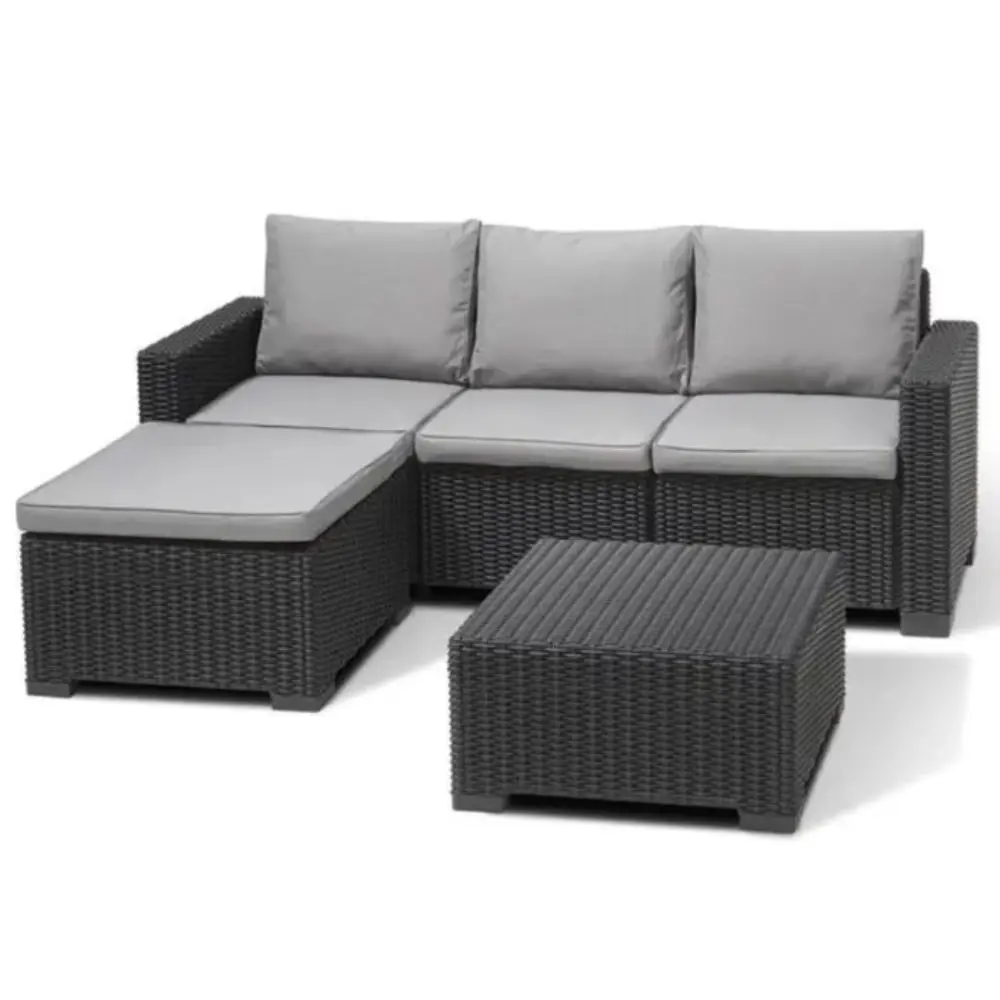 KETER California 3 Seater modular Grafit Baštenska garnitura
