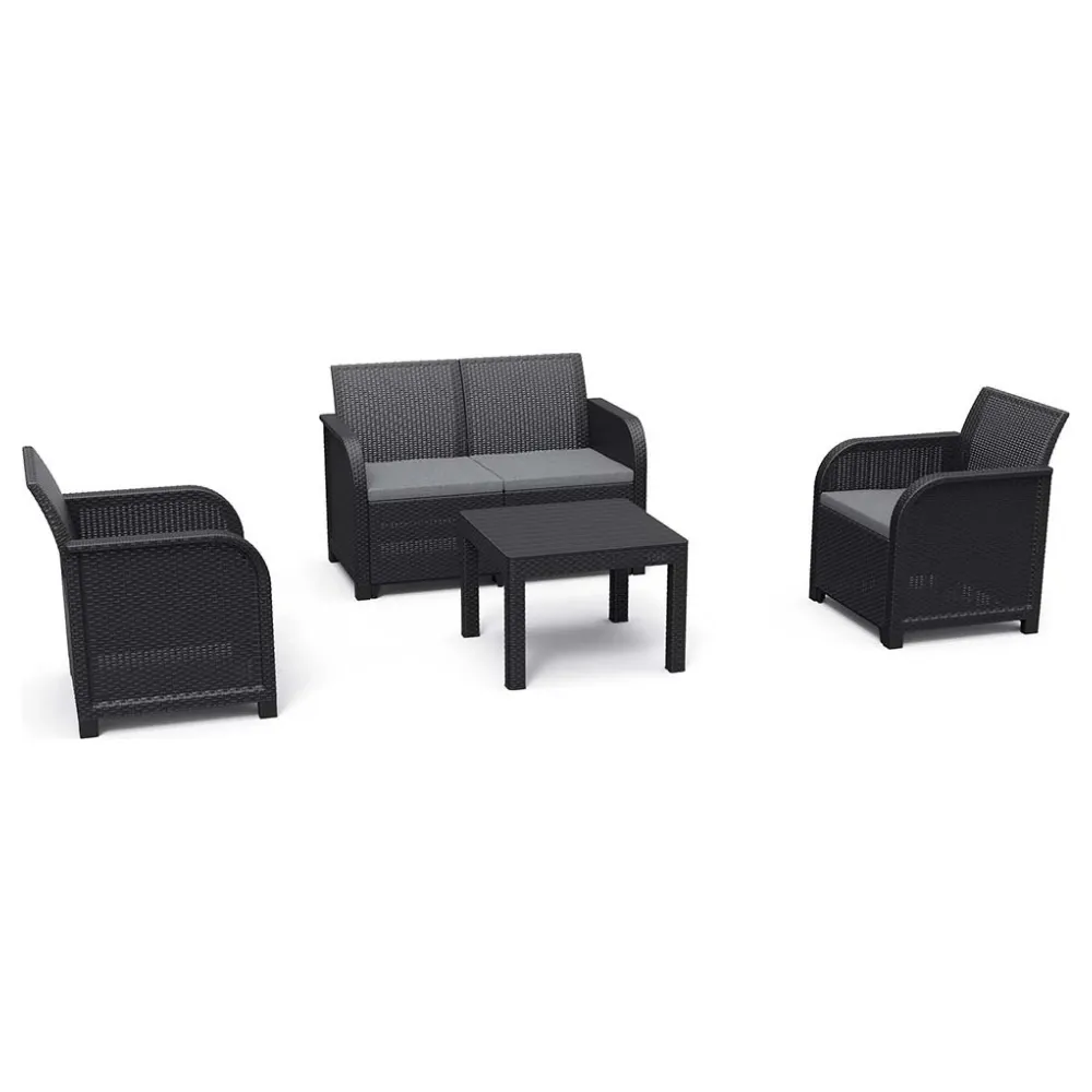 KETER Rosalie 2 seater CU 249561 Grafit Baštenski set