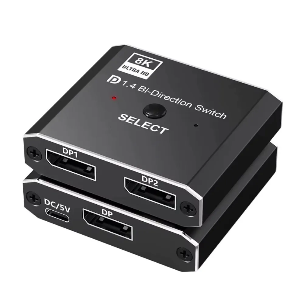 KETTZ DisplayPort Switch i Spliter V1.4