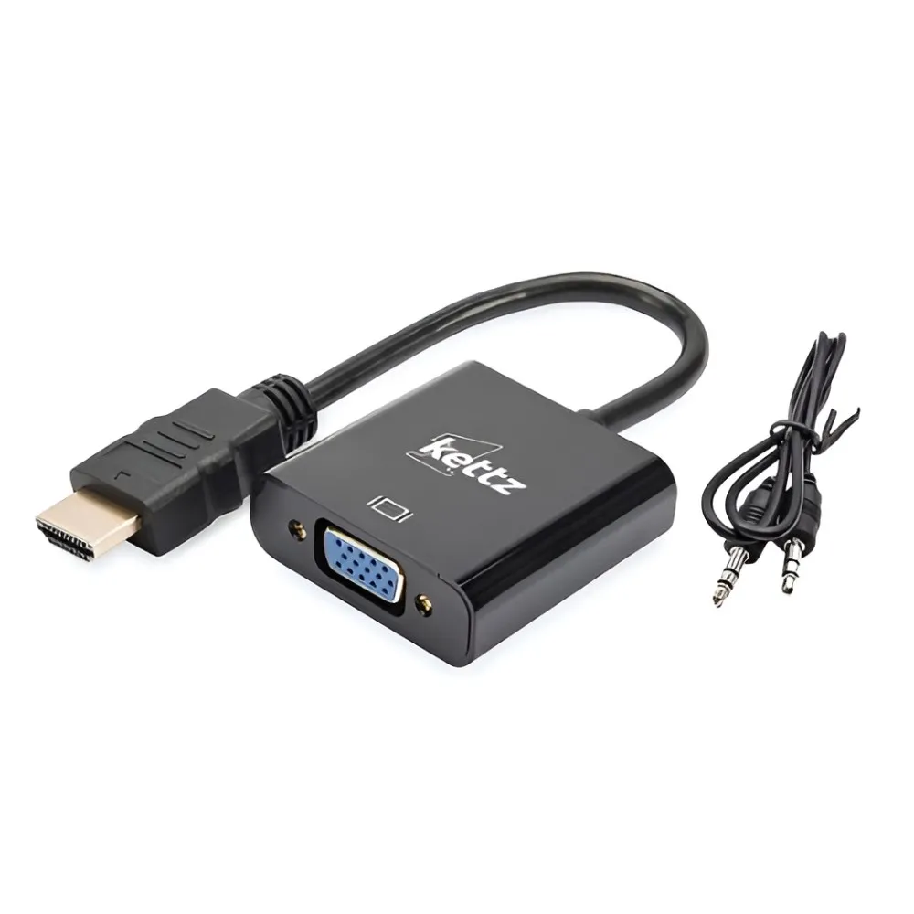 KETTZ HV-5500 HDMI na VGA + AUX Konvertor