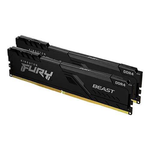 KINGSTON Fury Beast 32GB (2 x 16GB) DDR4 3200MHz CL16 - KF432C16BB1K2/32