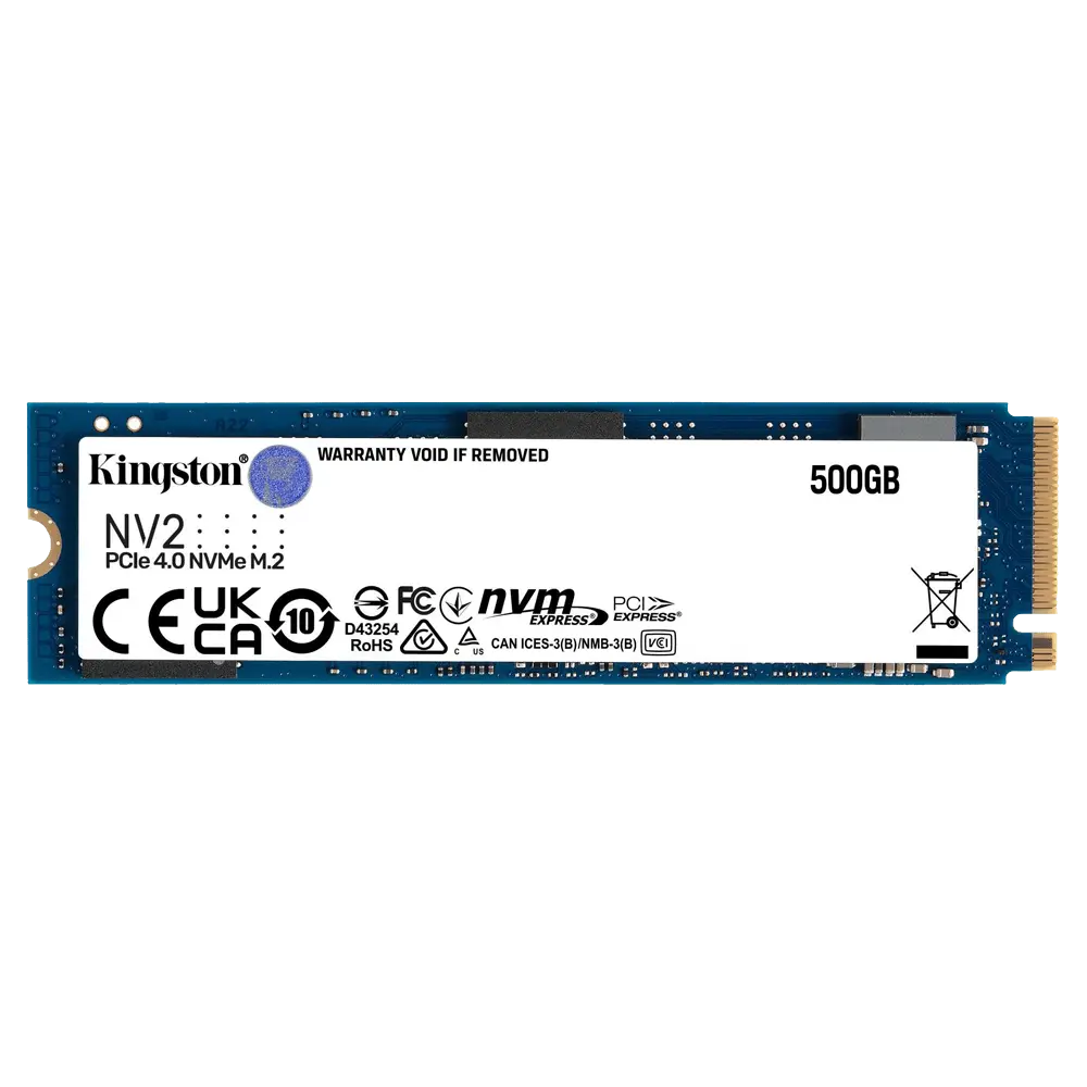 KINGSTON NV2 500GB PCIe 4.0 M.2 2280 NVMe SNV2S/500G - SSD