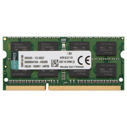 KINGSTON SO-DIMM 8GB DDR3L 1600MHz CL11 - KVR16LS11/8