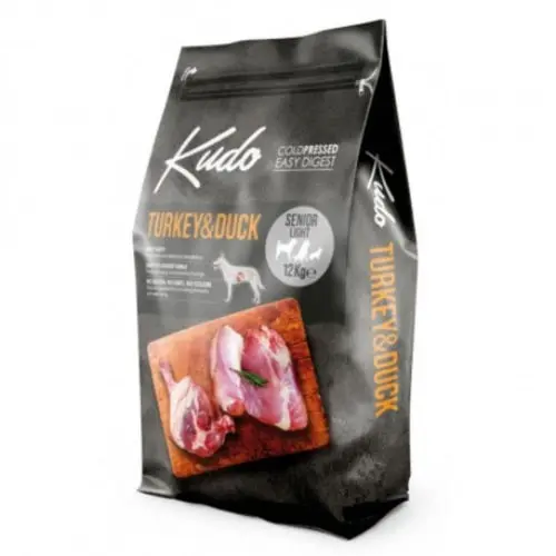 KUDO Turkey & Duck Senior Light 12kg Hrana za pse