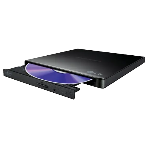 LG External Slim Portable DVD Writer (Black) - GP57EB40