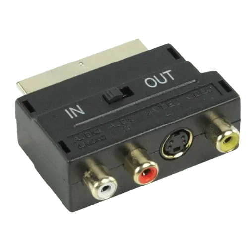 LINKOM Adapter Skart na 3xRCA (Crna)