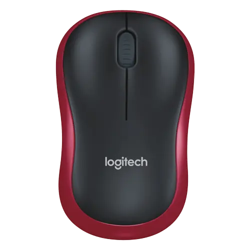 LOGITECH 910-002237 M185 Crveni Bežični miš