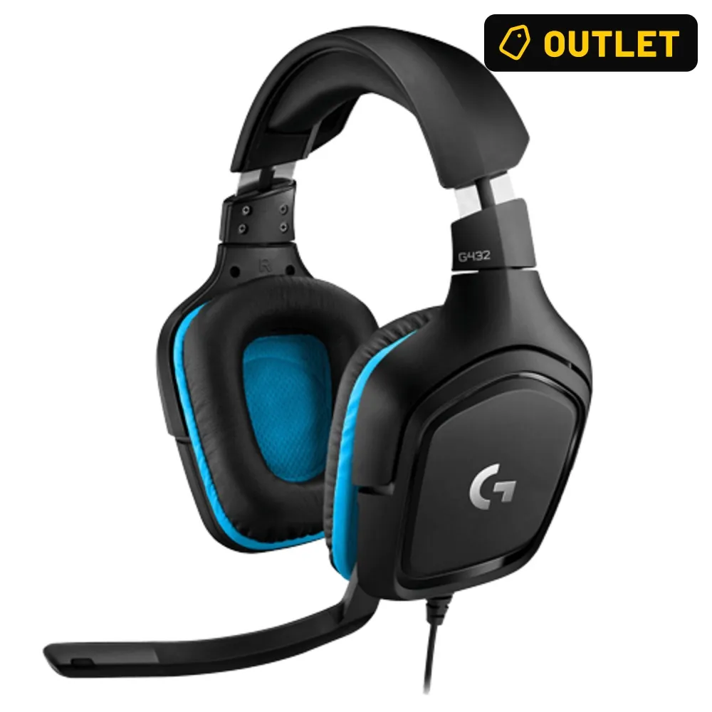 LOGITECH gejmerske slušalice G432 - 981-000769 OUTLET