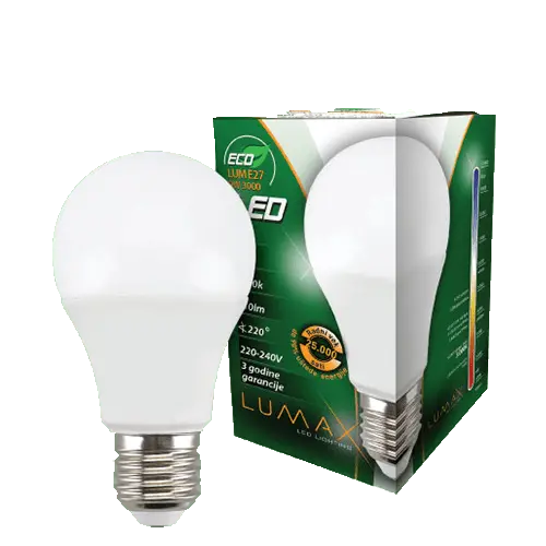 LUMAX LED sijalica ECO LUME27-9W 3000K