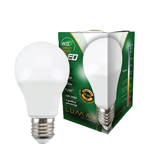 LUMAX Led sijalica ECO LUME27-9W 6500K