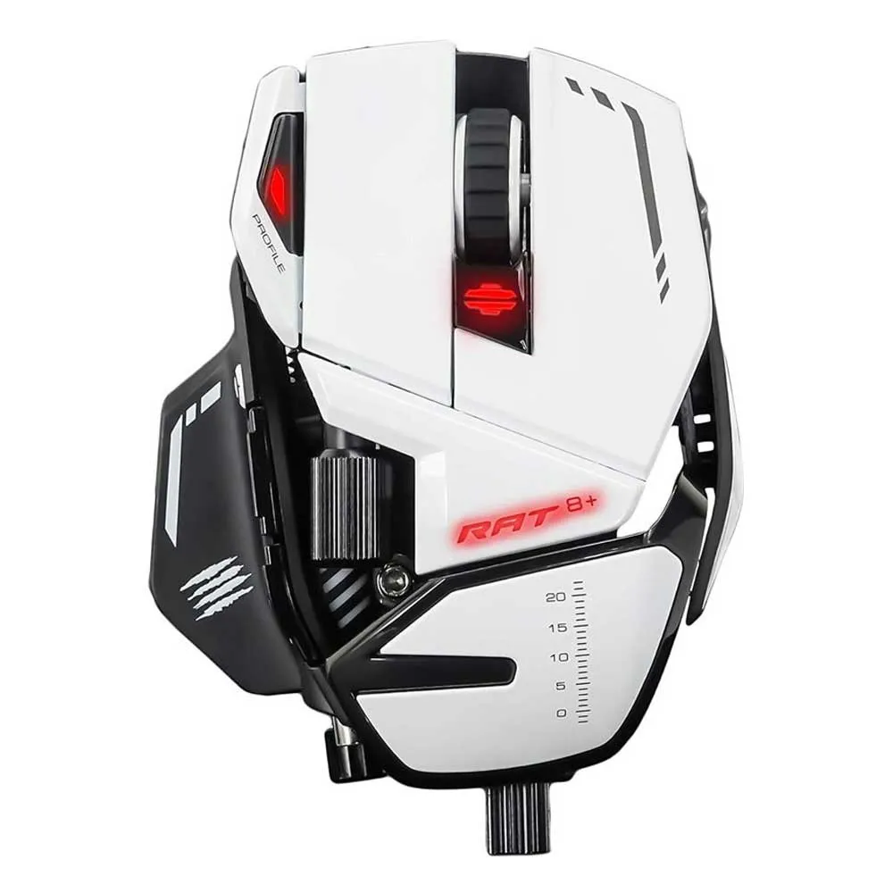MAD CATZ R.A.T. 8+ White Miš