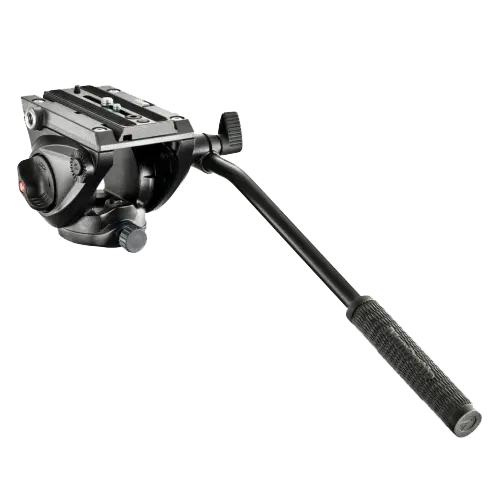 MANFROTTO MVH500AH - Lightweight Fluid Tripod Video head with Flat Base