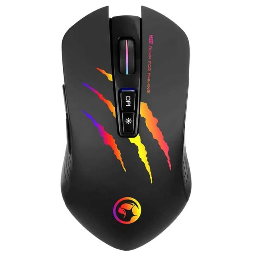 MARVO SCORPION M312 Crni Gejmerski miš