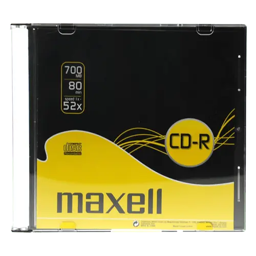 MAXELL CD-R 700MB Slim - MDCDR8052XSL