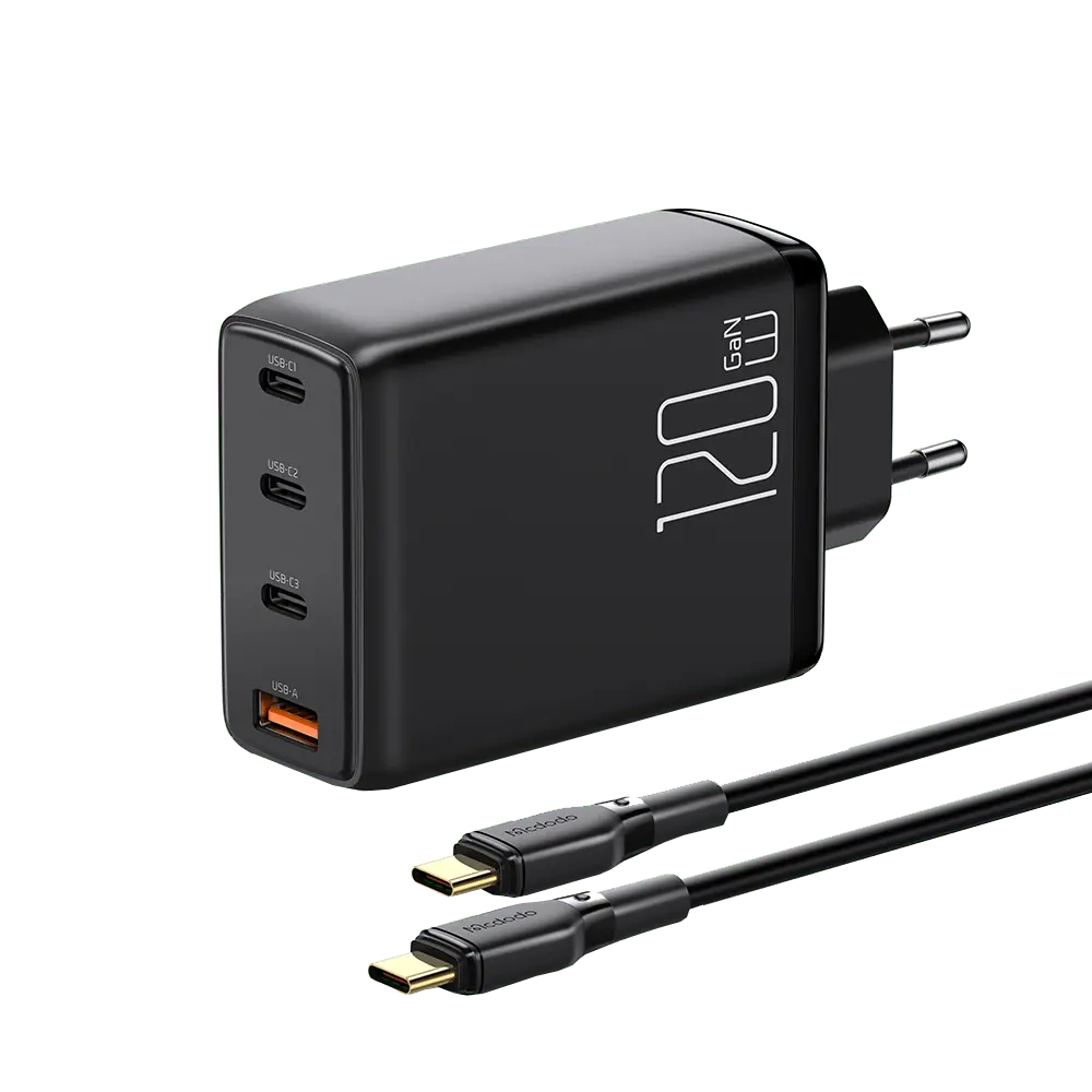 MCDODO CH-0771 Convergance series GaN USB-A/USB-C 120W Punjač