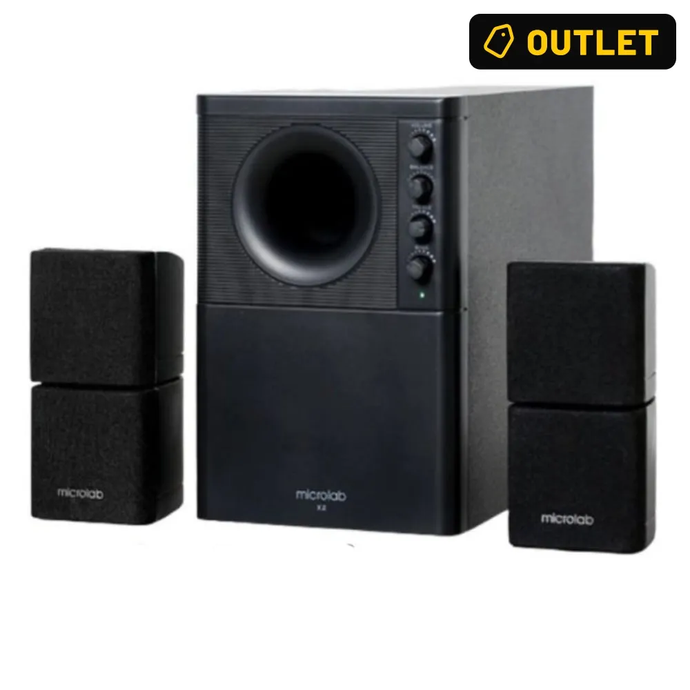 MICROLAB X2BT 2.1 46W RMS Bluetooth zvučnik OUTLET