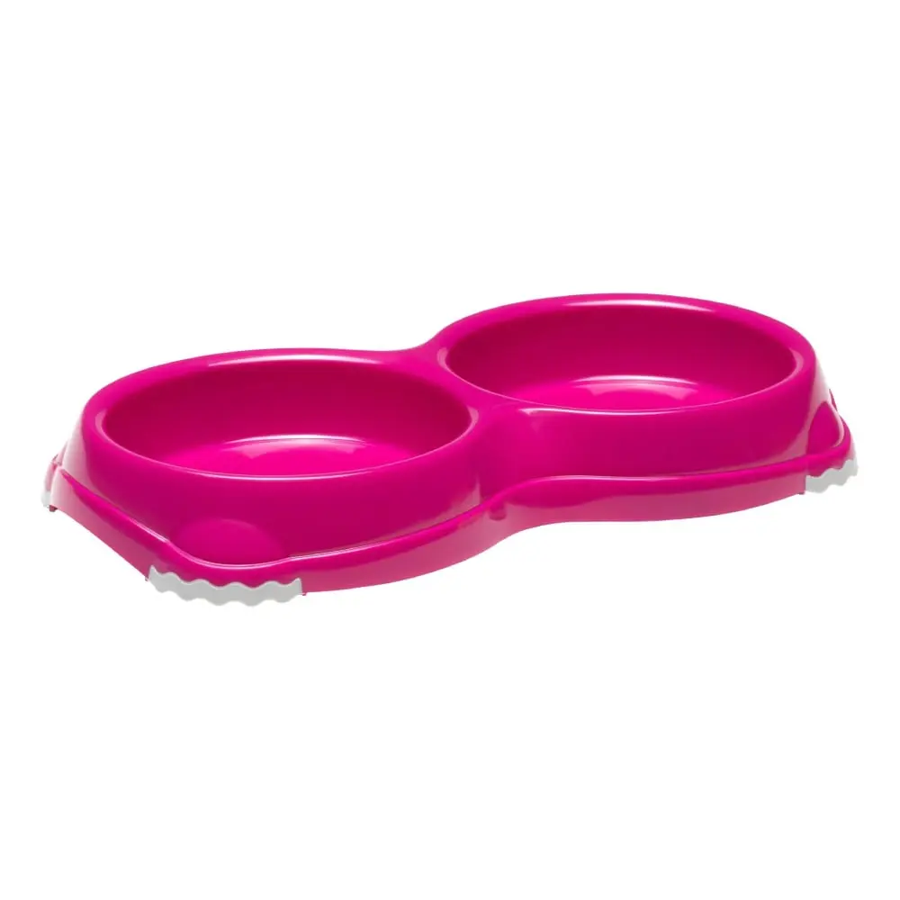 MODERNA Činija za pse dupla 2x200ml Roze