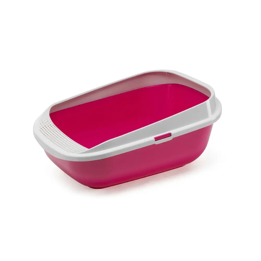 MODERNA Large Comfy Cat + Rim with Holes Otvoreni toalet sa ramom Roze