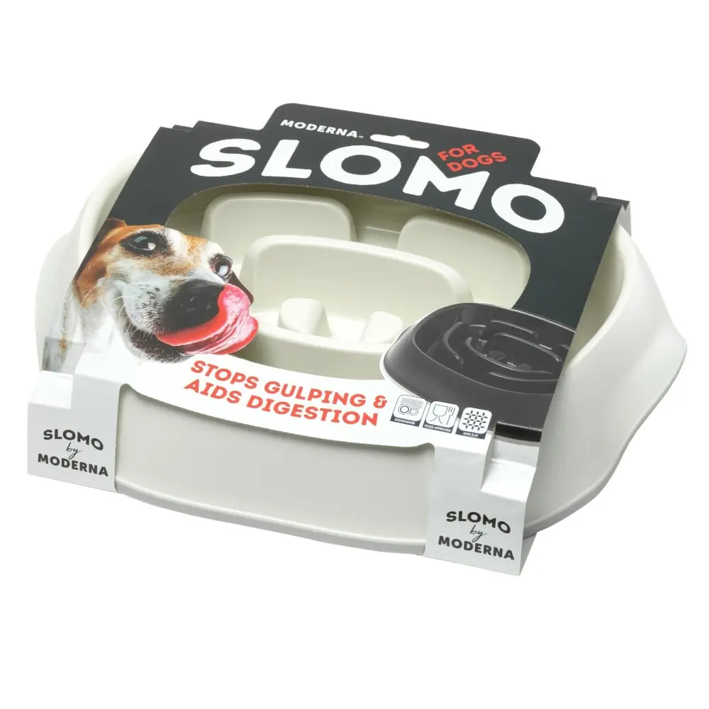 MODERNA Slomo  Činija za pse 950ml Bela