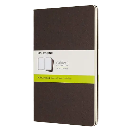 MOLESKINE Beležnica Cahier Journal Coffee Brown CH018P2