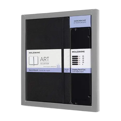 MOLESKINE Beležnica Sketching Kit sa olovkom za crtanje 6kom BUNDARTGPHA