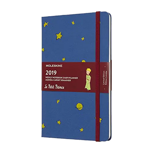 MOLESKINE Nedeljni planer DPP12WN3Y19 Petit Prince 12 m (Plavi)