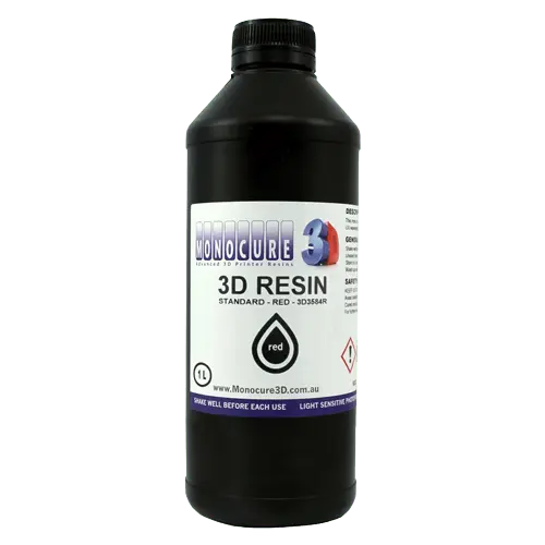 MONOCURE resin za 3D štampač 1l Crveni - 3D3584R
