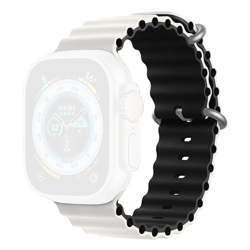 MOYE Zamenska narukvica za Moye Kronos 4 pametni sat 44/45/49mm White/Black