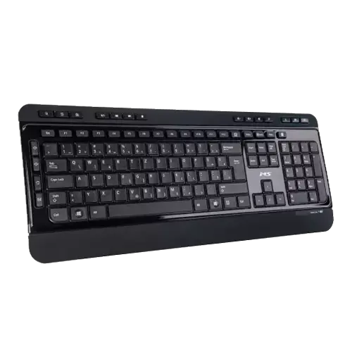 MS Bežična tastatura ALPHA M500 Multimedia YU-SRB (Crna)
