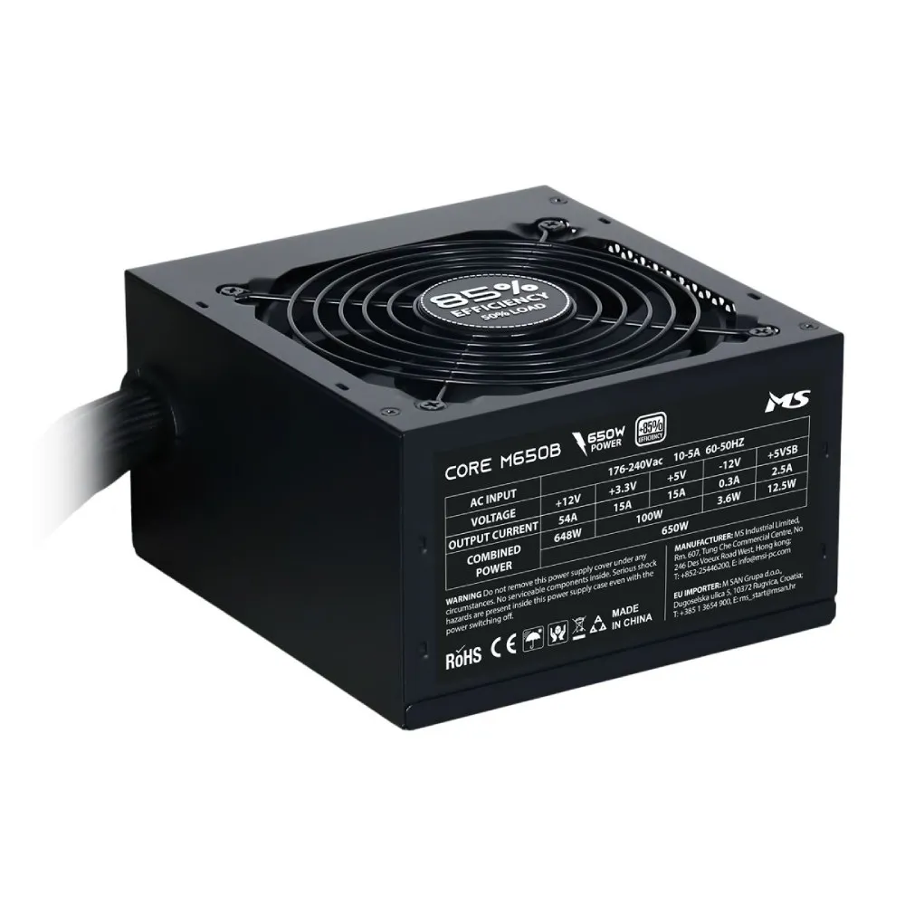 MS CORE M650B 650W Black