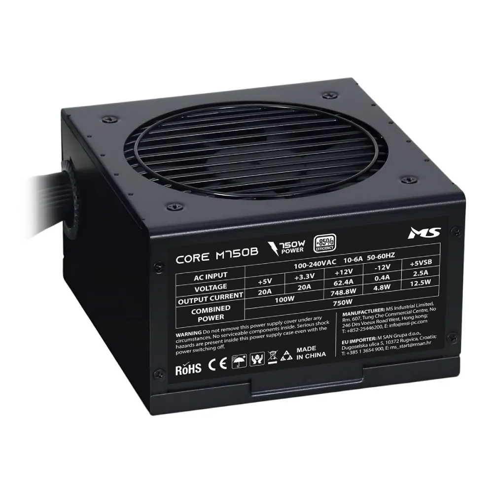 MS CORE M750B ATX3.1 750W Black