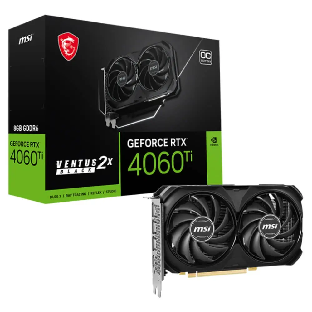 MSI GeForce RTX 4060 Ti VENTUS 2X 8GB OC