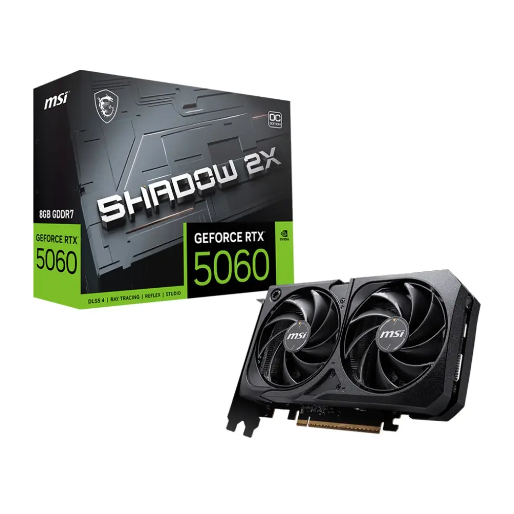 MSI GeForce RTX 5060 8G SHADOW 2X OC 8GB