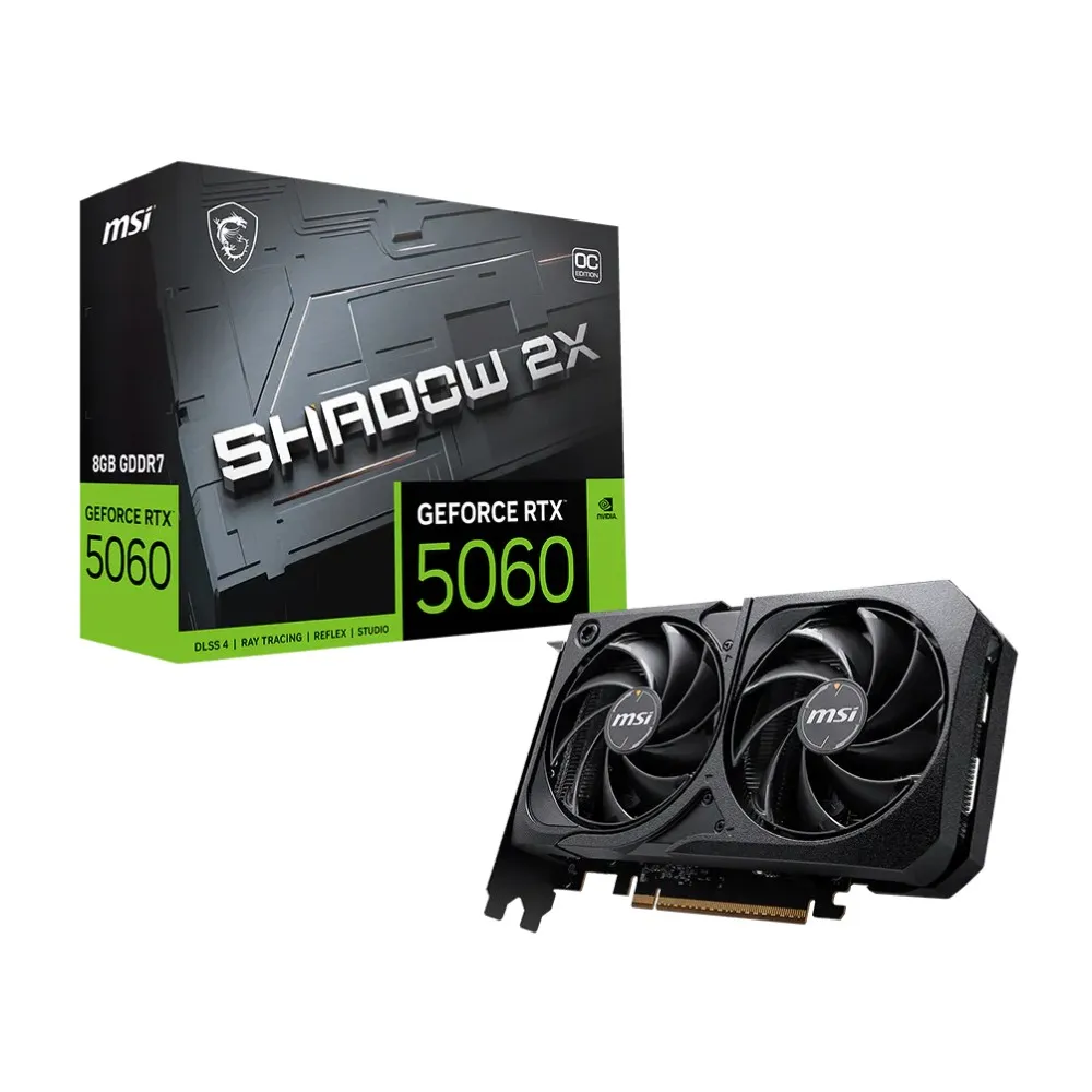 MSI GeForce RTX 5060 8G SHADOW 2X OC MAX