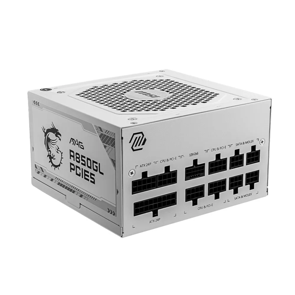 MSI MAG A850GL PCIE5 850W White