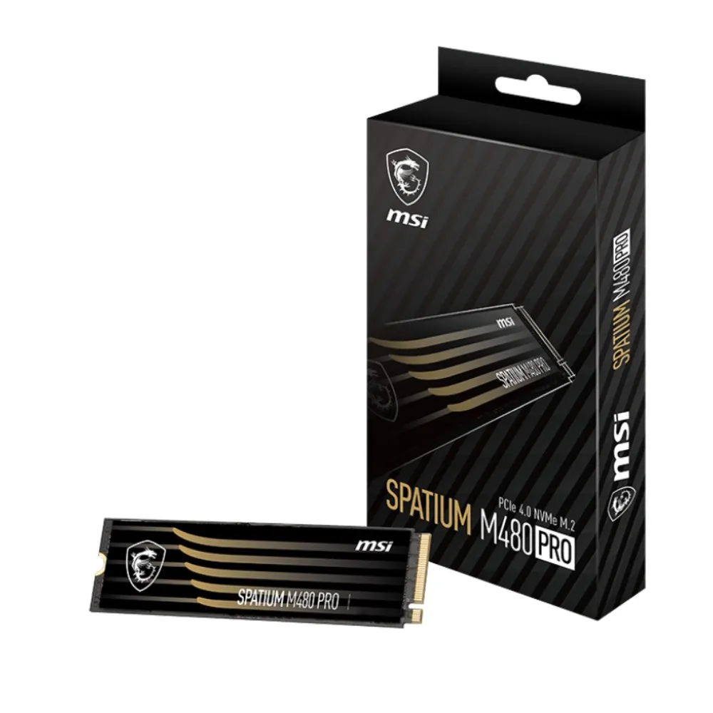 MSI Spatium M480 PRO PCIe 4.0 NVMe M.2 1TB
