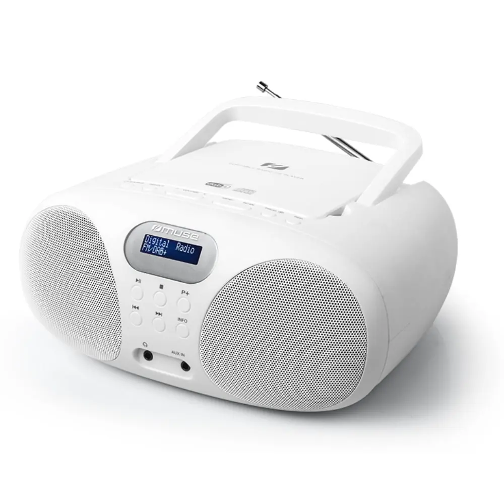 MUSE MD-208 DBW Radio CD plejer