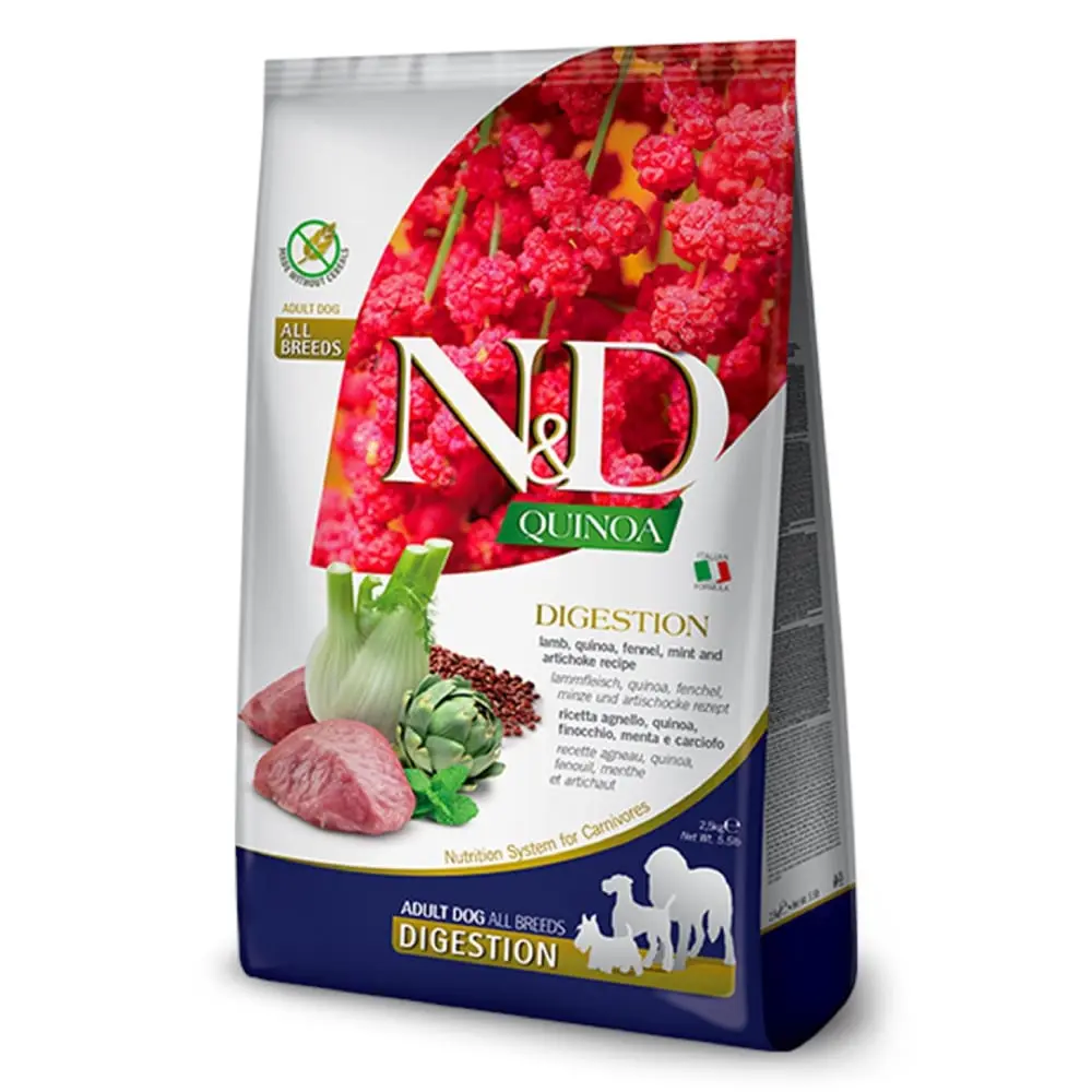 N&D QUINOA Digestion Lamb and Fennel Medium and Maxi 7 kg Hrana za pse