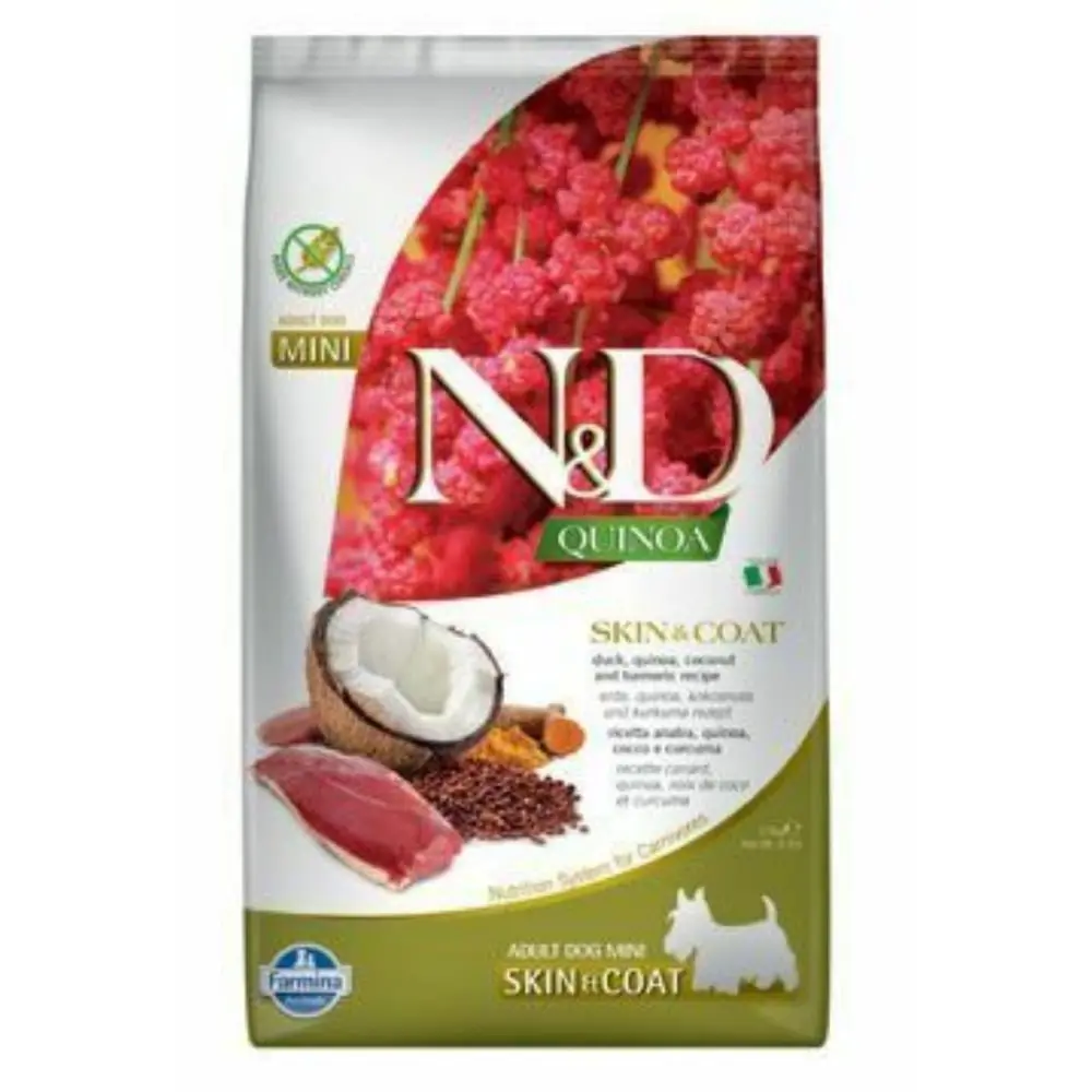 N&D QUINOA Skin and Coat Herring Coconut Mini 2.5 kg Hrana za pse