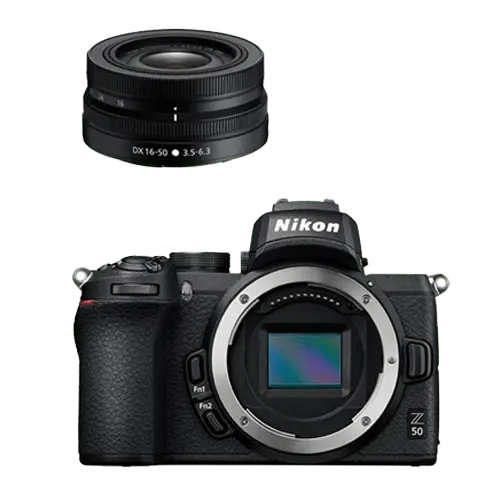 NIKON Telo Z50 + Objektiv 16-50mm f/4.5-6.3 VR