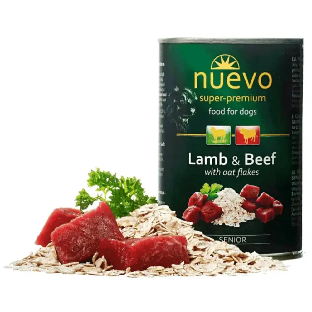 NUEVO Senior Jagnjetina i Govedina sa ovsenim pahuljicama Hrana za pse 800 g