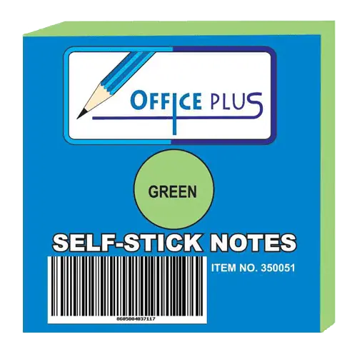 OFFICE PLUS Samolepljivi blokčići 16293  (Zeleni)
