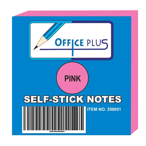 OFFICE PLUS Samolepljivi blokčići AMPH16295 (Roze)