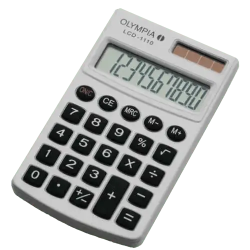 OLYMPIA Kalkulator LCD 1110 (Siva)