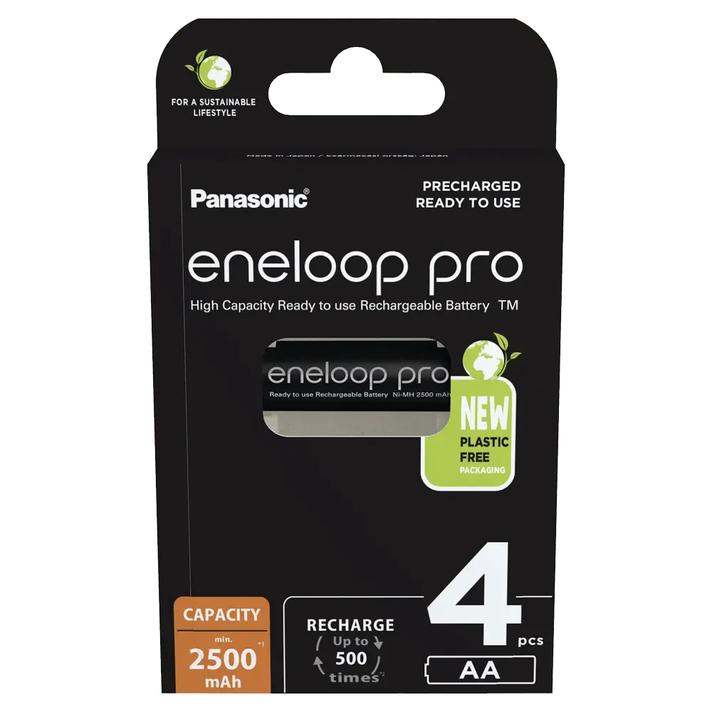 PANASONIC Eneloop Pro AA/4B - BK-3HCDE/4BE Punjiva baterija
