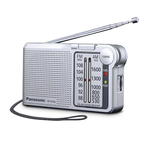 PANASONIC Radio aparat RF-P150DEG-S (Srebrna)