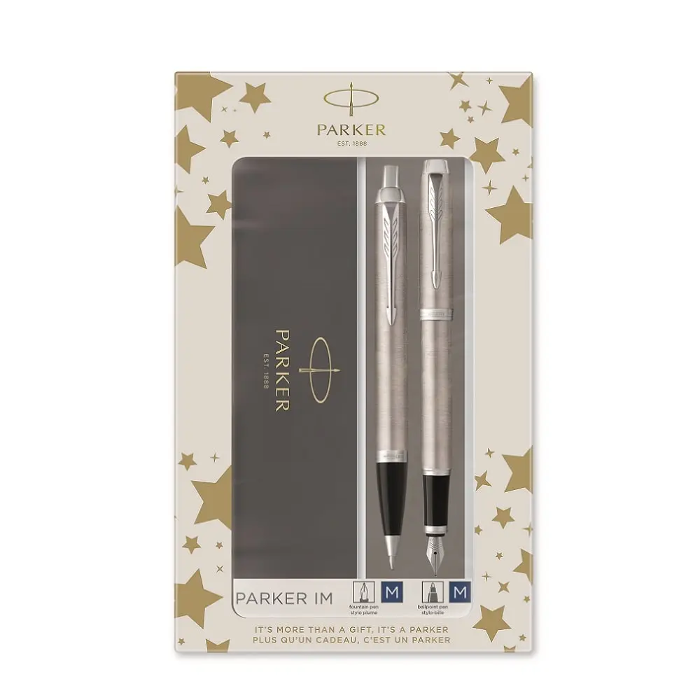 PARKER IM Stainless Steel CT – Hemijska olovka + Nalivpero