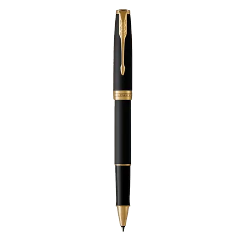PARKER Roler olovka Sonnet Matte Black Lacquer GT 1931518 (Crna/Zlatna)